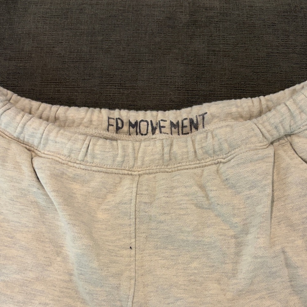 FP Movement by Free People Cream Wide Leg Sweat Pants - Picture 2 of 5